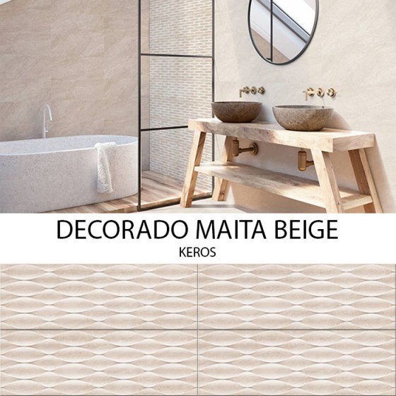 KEROS DECORADO MAITA BEIGE 20x60
